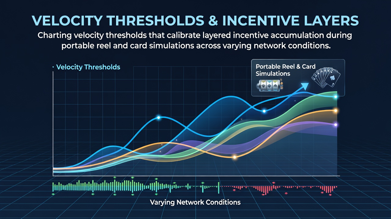 Diagram showing velocity thresholds and network condition impacts on mobile gaming incentive layers