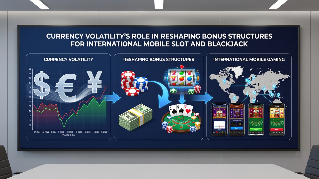 Smartphone screen showing blackjack table with live currency conversion overlay on bonus display